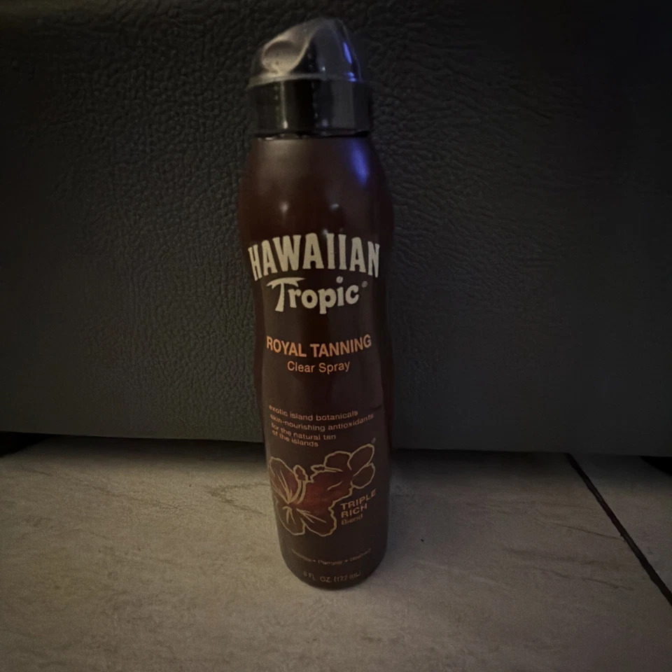 Spray transparente bronceador Hawaiian Tropic Royal triple mezcla rica 6 fl oz NUEVO Y SELLADO Foto 1 de 4