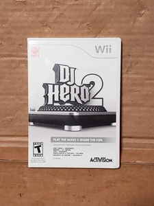 DJ Hero 2 Nintendo Wii 2010 Video Game Complete CIB Clean Disc - Picture 1 of 4