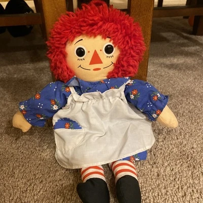 Muñeca vintage Raggedy Ann 12" 1987 Playskool Foto 1 de 4