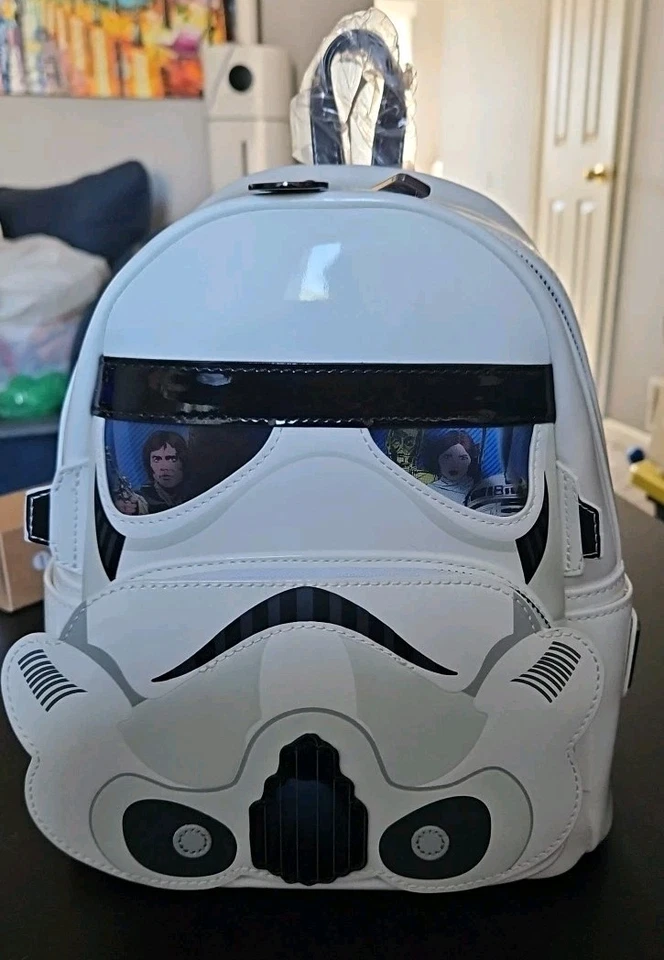 Loungefly STAR WAR Stormtrooper Lenticular Cosplay Mini Backpack( STBK0285)