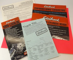 1991 Edelbrock General Instructions for Intake Manifold Install + Brochures - Picture 1 of 1