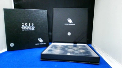 2013 United States Mint Limited Edition Silver Proof Set w/Box & COA- EgdeToning - Image 1 of 4