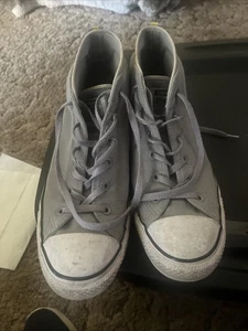 ZAPATILLAS CONVERSE ALL STAR de caña alta GRIS con gris oscuro TALLA 11 para hombre - Imagen 1 de 11