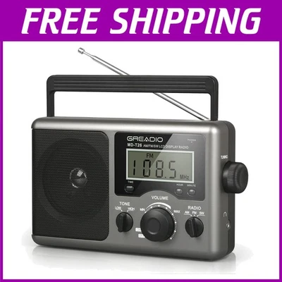 User-Friendly Portable Radio with Big Speaker and Earphone Jack for All Ages - Image 1 of 4