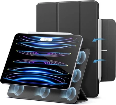 ESR iPad Pro 11 inch Case Rebound Magnetic Case 2022/2021 Two-Way Stand Black - Image 1 of 4