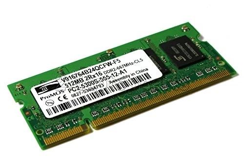 ProMOS V916764B24QCFW-F5 512MB DDR2 Laptop RAM Memory - Image 1 of 1