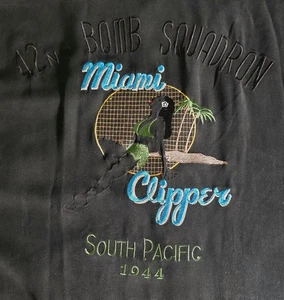 Camisa Zendriai 5XL Hombre Negra Bordada Miami Clipper Manga Corta Abotonada - Imagen 1 de 7