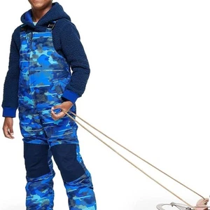 LANDS' END Big Boys 8 Squall wasserdicht isoliert Eisen Knie Schnee Latzhose - Bild 1 von 10