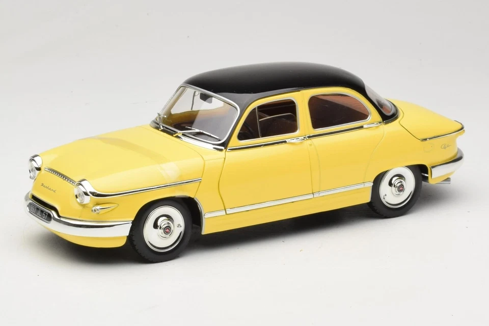 8173 Panhard PL17 Yellow Solido 1:18 - Immagine 1 di 4