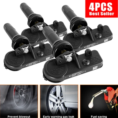 Sensor de presión de neumáticos 4 piezas para Lincoln MKC TPMS DE8T1A180AA / 9L3T1A180A 315 MHz Foto 1 de 4