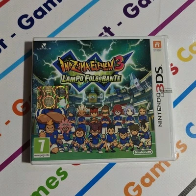 INAZUMA ELEVEN 3 LAMPO FOLGORANTE NINTENDO 3DS 2DS ITALIANO PAL NUOVO SIGILLATO
