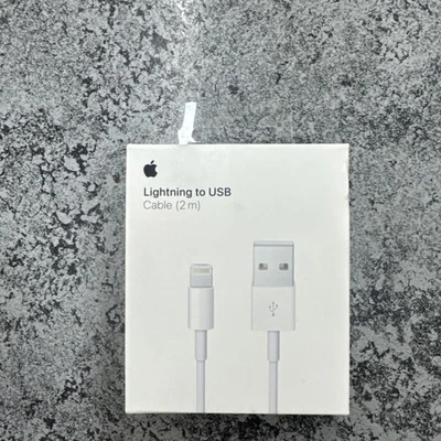 Apple 2m Lightning to USB Charge Sync Cable - White - Image 1 of 2