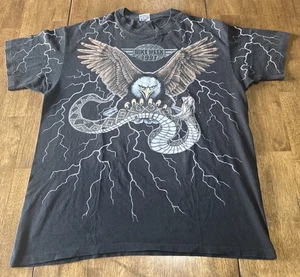 Vintage 1997 Daytona Beach Bike Week Cobra & Eagle Size XL Single Stitch Harley - Bild 1 von 23