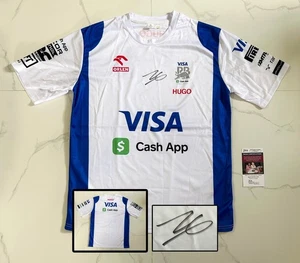 Camisa firmada por Isack Hadjar Visa Cash App Racing Bulls Fórmula 1 F1 JSA 1 CERTIFICADO DE AUTENTICIDAD - Imagen 1 de 1