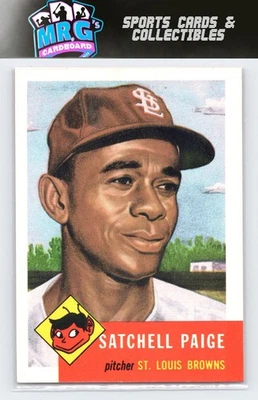 1991 Topps Archives 1953 #220 Satchel Paige - Image 1 of 2