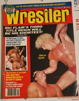 The Wrestler Wrestling Magazine October 1984 RIC FLAIR Ronnie Garvin NWA WWF WWE - Image 1 of 2