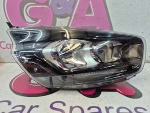2019 FORD TRANSIT CUSTOM OFFSIDE FRONT HEADLIGHT ASSEMBLY 18-22 JK21 13W029 AF - Picture 1 of 13