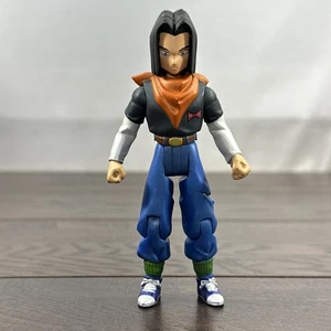 Figura DBZ Irwin Toys Bandai Dragon Ball Z Serie 4 Android 17 4.5" 2001 - Imagen 1 de 4
