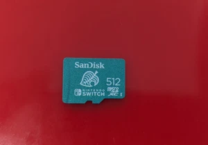 Nintendo Switch Micro SD Card - 512GB - SanDisk - Animal Crossing - Photo 1 sur 2