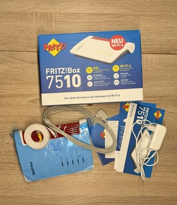 FRITZ!Box 7510 WLAN-Router – Wi-Fi 6 / DSL / wie  NEU + OVP - Bild 1 von 4