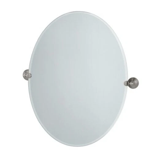 Gatco 4369LG Large Oval Mirror from the Charlotte Series