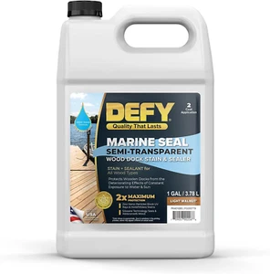 Marine Seal Dock Stain & Sealer - Semi-Transparent for Docks, Piers, Marinas - Picture 1 of 13