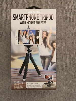 NIP Core Audio SMARTPHONE TRIPOD W/MOUNT ADAPTER - Image 1 of 2
