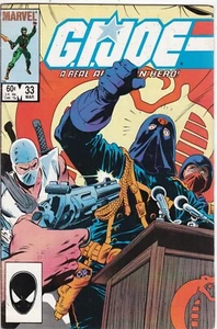 G.I. Joe A Real American Hero # 33 1985 Marvel Comics - Picture 1 of 2