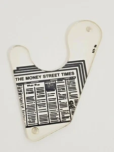 WILLIAMS 1987 MILLIONAIRE PINBALL PLAYFIELD PLASTIC 555-36 - Picture 1 of 3