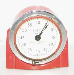 Vintage Red Mid Century Eastman Kodak Co.Photo Developer Timer /AS-IS/Parts Only - Picture 1 of 5