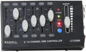 IBIZA LC12DMX 12 ​Kanal DMX Fader Controller LICHT EVENT BÜHNE DJ DIMMER EFFEKT - Bild 1 von 1