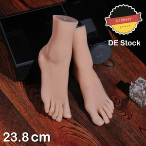Pieds féminins droit ou gauche silicone 23,8 cm avec os présentoir jambes modèle - Imagen 1 de 11