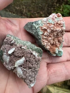 2 x TARJETA DE IDENTIFICACIÓN ZEOLITE DRUZY GEODA ESTILBITA Y CHOCOLATE HEULANDITA 35mm y 45mm - Imagen 1 de 6