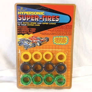 Hypersonic Super Tires Hyper Cars NO. 7641 NEW Sealed Vintage 1989 Imperial Toy - Picture 1 of 2