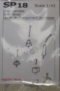 ACCESSORI 1/43 LEVE CAMBIO CON SOFFIETTO/SUPPORTO TRON SP018 - Imagen 1 de 1