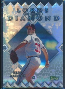 1998 Topps #LD15 Lords of the Diamond Die-Cut Refractor Greg Maddux Braves MLB - Picture 1 of 2