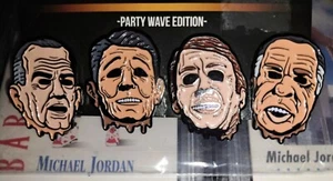 The Ex Presidents Point Break 1991 Movie Mask Collectors Rare Mint Pins 49/100. - Picture 1 of 3