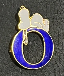SNOOPY Pin Anstecker BUCHSTABE O blau - Bild 1 von 2