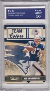 ROB GRONKOWSKI ROOKIE CARD 2010 Classics #1 GRONK RC Graded GEM MINT 10 Patriots - Bild 1 von 1