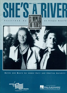 Partituras 1995 ~ She’s a River ~ Simple Minds ~ ¡NUEVAS! ¡Vintage! - Imagen 1 de 1