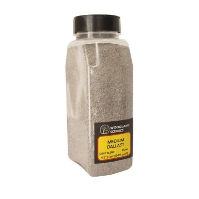 Woodland Scenics 1394 | Gray Blend Medium Ballast Shaker | Multi Scale - Image 1 of 2