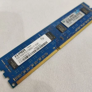 ELPIDA 4GB 2Rx8 PC3-12800U DDR3 1600MHz Desktop RAM/EBJ41UF8BDW0-GN-F 1.5v - Photo 1/2