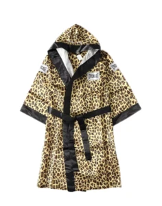 Supreme Everlast Satin Hooded Boxing Robe Leopard - Bild 1 von 3