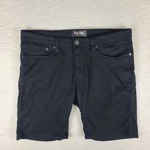 DU/ER Shorts Mens 36 Black N2X Slim Fit 9" Inseam Casual Chino Performance DU ER - Picture 1 of 14
