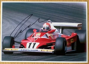 Niki Lauda Ferrari Formel 1 Fotodruck A5 Autogramm Vordruck - Bild 1 von 1