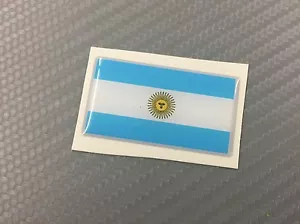 Aufkleber Flagge 3D Resin ARGENTINIEN 45 x 25 mm. - Bild 1 von 1