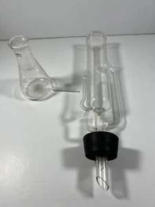 Pyrex Soxhlet Extractor and Customized 125 ml Erlenmeyer Flask 4980 - Picture 1 of 6