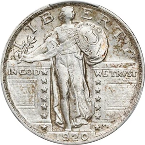 1920 Standing Liberty Quarter PCGS AU-58 - Bild 1 von 4