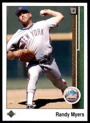 1989 Upper Deck Randy Myers New York Mets #634 - Image 1 of 2
