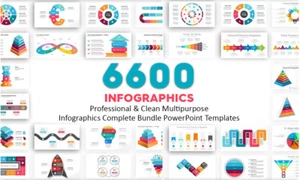 6600 Professional Infographic Templates for PowerPoint Presentations - Picture 1 of 4